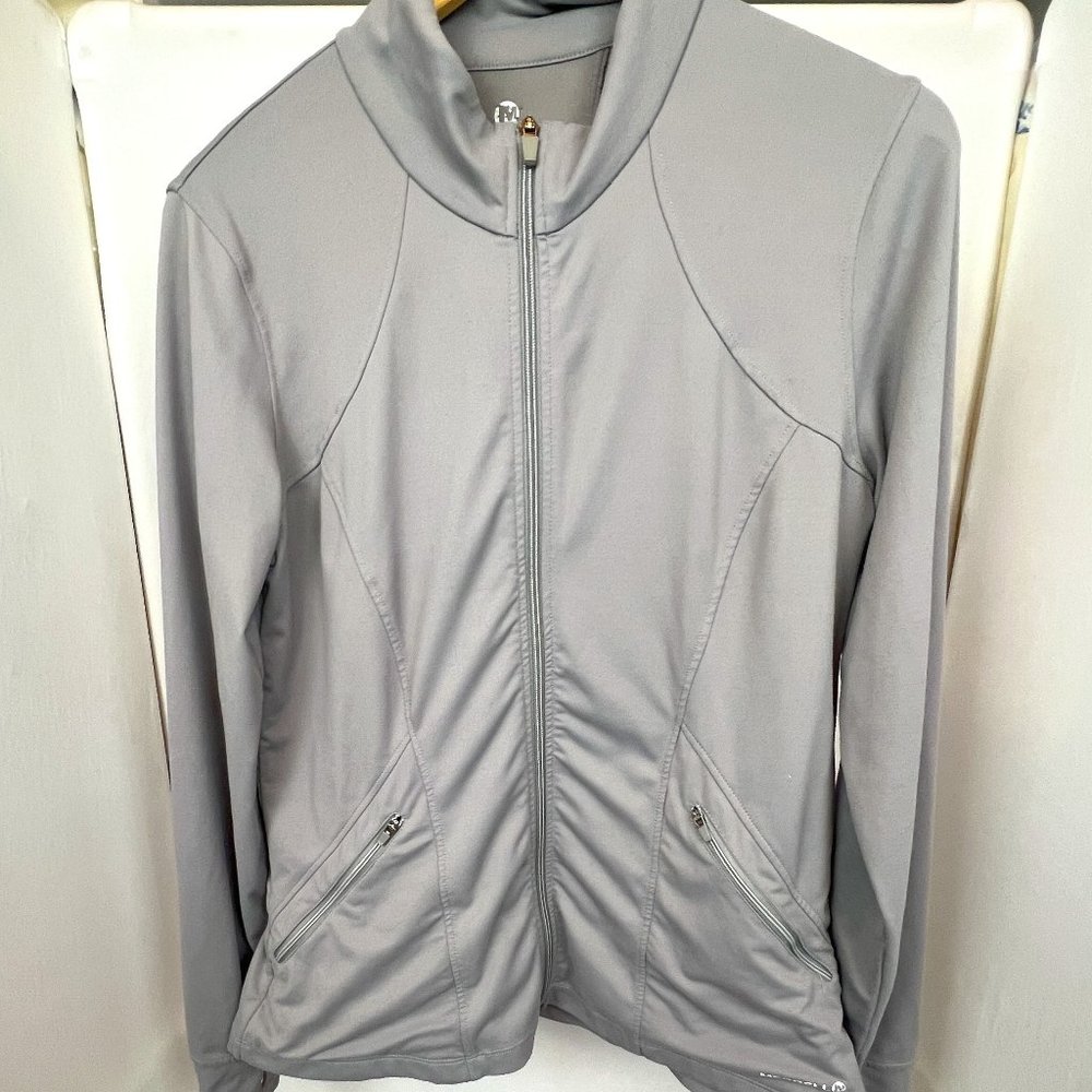 Merrel Softshell Select Wick Zip-up Running Jacket Gray Women's Size L